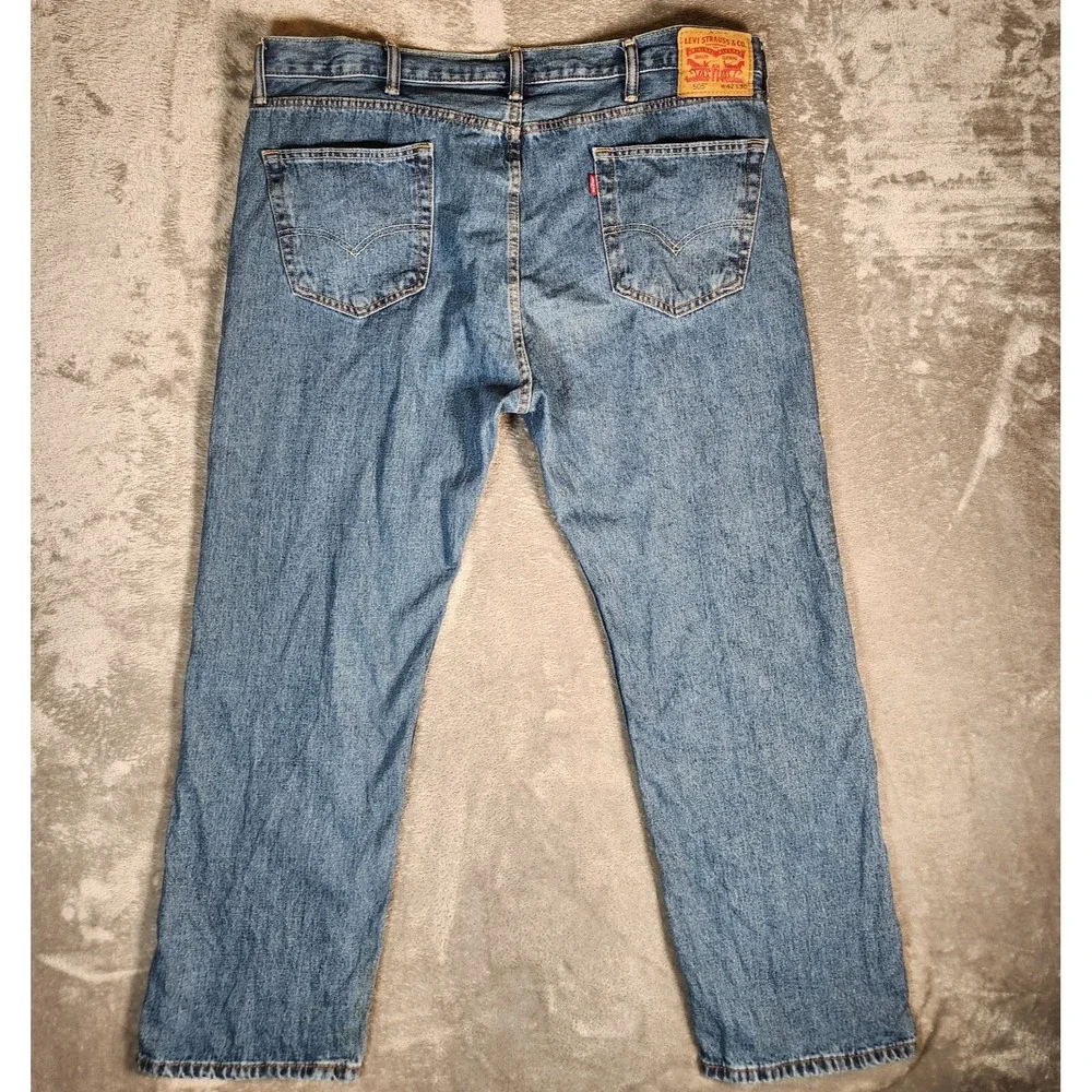 Levi's 505 Jeans Men's 42X30 Blue Straight Regular Fit‎